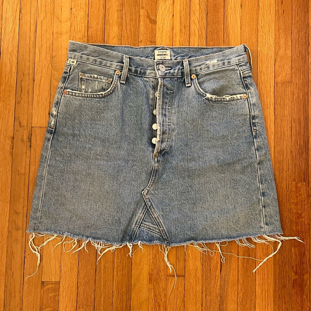 Citizens of Humanity Mini Denim Skirt